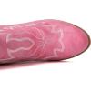 imageGLOBALWIN Womens Cowgirl boots Western Short Ankle Pull On Comfortable Cowboy Boots For Women Low Heel21yy01 Pink