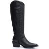 imageGLOBALWIN Womens Knee High Long Pointed Toe Western Cowboy Boots For Women23yy03 Black2