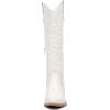 imageGLOBALWIN Womens Knee High Long Pointed Toe Western Cowboy Boots For Women23yy03 White