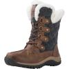 imageGLOBALWIN Womens Lace Up Mid Calf Winter Snow Boots1929brownGrey