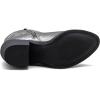 imageGLOBALWIN Womens The Western Wear Fashion Cowboy Cowgirl Free Birds Country Concert Disco Outfits Low Heel Walking Boots For Ladies19yy16 Dark Silver