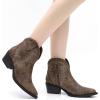 imageGLOBALWIN Womens Western Boots Ankle Cowboy Boots For Women23yy06 Camel