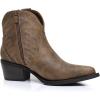 imageGLOBALWIN Womens Western Boots Ankle Cowboy Boots For Women23yy06 Camel