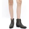 imageGLOBALWIN Womens Western Boots Ankle Cowboy Boots For Women23yy06 Grey