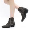 imageGLOBALWIN Womens Western Boots Ankle Cowboy Boots For Women23yy06 Grey