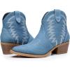 imageGLOBALWIN Womens Western Boots Ankle Cowboy Boots For Women2yy06 Denim Blue