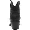 imageGLOBALWIN Womens Western Boots Ankle Cowboy Boots For WomenBlack