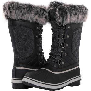 imagekingshow Globalwin Womens Winter Snow Boots1918blackGrey