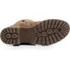 imageGLOBALWIN Chunky Mid Calf Fashion Dressy Motocycle Biker Military Style Combat Boots for Women Low Heel23yy11 Camel
