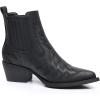 imageGLOBALWIN Cowboy Boots For Women Pointed Toe Pull On Chelsea Ankle Booties The Western Cowgirl Boots23yy05 Black3