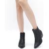 imageGLOBALWIN Cowboy Boots For Women Pointed Toe Pull On Chelsea Ankle Booties The Western Cowgirl Boots23yy05 Black3