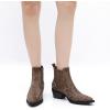 imageGLOBALWIN Cowboy Boots For Women Pointed Toe Pull On Chelsea Ankle Booties The Western Cowgirl Boots23yy05 Camel