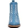 imageGLOBALWIN Cowboy Boots For Women Pointed Toe Pull On Chelsea Ankle Booties The Western Cowgirl Boots23yy05 Denim Blue