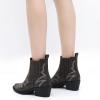 imageGLOBALWIN Cowboy Boots For Women Pointed Toe Pull On Chelsea Ankle Booties The Western Cowgirl Boots23yy05 Grey