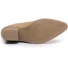 imageGLOBALWIN Cowboy Boots For Women Pointed Toe Pull On Chelsea Ankle Booties The Western Cowgirl Boots23yy05 Khaki