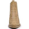 imageGLOBALWIN Cowboy Boots For Women Pointed Toe Pull On Chelsea Ankle Booties The Western Cowgirl Boots23yy05 Khaki