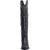 imageGLOBALWIN Womens Cowboy Western Fashion Over The Knee Thigh High Cowgirl Boots Low Heel23yy08 Black