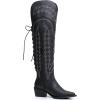 imageGLOBALWIN Womens Cowboy Western Fashion Over The Knee Thigh High Cowgirl Boots Low Heel23yy08 Black