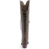 imageGLOBALWIN Womens Cowboy Western Fashion Over The Knee Thigh High Cowgirl Boots Low Heel23yy08 Brown