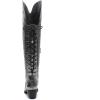 imageGLOBALWIN Womens Cowboy Western Fashion Over The Knee Thigh High Cowgirl Boots Low Heel23yy08 Silver