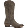 imageGLOBALWIN Womens Mid Calf Western Cowboy Boots Cowgirl Boots for Women with Floral Embroidery Side Zipper Chunky Heel23yy13 Brown