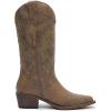 imageGLOBALWIN Womens Mid Calf Western Cowboy Boots Cowgirl Boots for Women with Floral Embroidery Side Zipper Chunky Heel23yy13 Camel