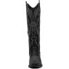 imageGLOBALWIN Womens The Western Cowboy Cowgirl Embroidered Knee High Boots23yy12 Black
