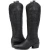 imageGLOBALWIN Womens The Western Cowboy Cowgirl Embroidered Knee High Boots23yy12 Black2