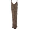 imageGLOBALWIN Womens The Western Cowboy Cowgirl Embroidered Knee High Boots23yy12 Brown2