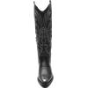 imageGLOBALWIN Womens The Western Cowboy Cowgirl Embroidered Knee High Boots23yy12 Brushed Silver2