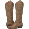 imageGLOBALWIN Womens The Western Cowboy Cowgirl Embroidered Knee High Boots23yy12 Camel