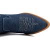 imageGLOBALWIN Womens The Western Cowboy Cowgirl Embroidered Knee High Boots23yy12 Dark Denim