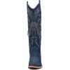 imageGLOBALWIN Womens The Western Cowboy Cowgirl Embroidered Knee High Boots23yy12 Dark Denim