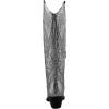 imageGLOBALWIN Womens The Western Cowboy Cowgirl Embroidered Knee High Boots23yy12 Dark Silver2