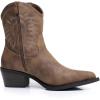 imageGLOBALWIN Womens Western Charm Cowgirl Boots Mid Calf Comfy Cowboy Boots For Women With Pointed Toe23yy07 Camel