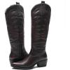 imageGLOBALWIN Womens The Western Cowboy Cowgirl Embroidered Knee High Boots23yy12 Burgundy