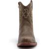 imageGLOBALWIN Womens Mid Calf The Western Cowboy Boots Fashion Cowgirl Boots For Women Low HeelBrown