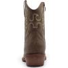 imageGLOBALWIN Womens Mid Calf The Western Cowboy Boots Fashion Cowgirl Boots For Women Low HeelBrown