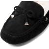 imageGLOBALWIN Womens Moccasins Shoes Winter Indoor Outdoor Faux Fur Lined Slippers1916black