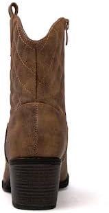imageGLOBALWIN Womens The Western Wear Fashion Cowboy Cowgirl Free Birds Country Concert Disco Outfits Low Heel Walking Boots For Ladies19yy16 Camel2