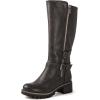 imageGLOBALWIN Womens Knee High Boots Tall Fashion Riding Boots For Women With Side Zipper Chunky Low Heel19yy15 Grey2