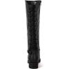 imageGLOBALWIN Womens Quilted Knee High Fashion Boots Strappy Boots For Women21yy10 Black5