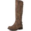 imageGLOBALWIN Womens Quilted Knee High Fashion Boots Strappy Boots For Women21yy10 Camel5