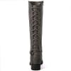 imageGLOBALWIN Womens Quilted Knee High Fashion Boots Strappy Boots For Women21yy10 Grey5