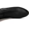imageGLOBALWIN Womens KneeHigh Fashion Boots Wide Calf Flat Dressy Fall Winter Fashion Boots For Women22yy02 Black2