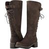 imageGLOBALWIN Womens Lace Up Back Knee High Fashion Boots19yy29brown