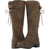 imageGLOBALWIN Womens Lace Up Back Knee High Fashion Boots19yy29camel