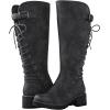 imageGLOBALWIN Womens Lace Up Back Knee High Fashion Boots19yy29grey
