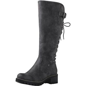 imageGLOBALWIN Womens Lace Up Back Knee High Fashion Boots19yy29grey