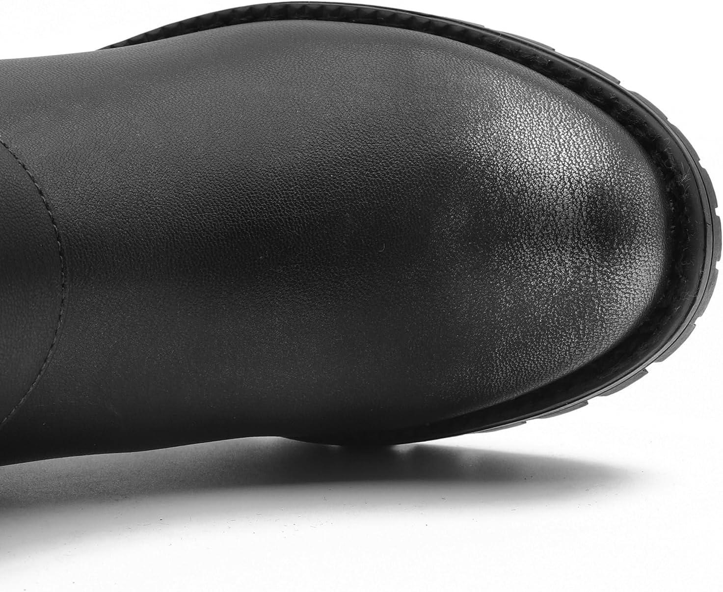 imageGLOBALWIN Womens Biker Boots Black GWW21YY13 Ankle Boots Bootie Zip Closure Block Heel AllDay Comfort Versatile Ethically Made21yy13 Distressed Silver